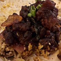 Deviled pork  at Mirisata in Portland