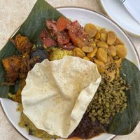 Rice and curry plate  at Mirisata in Portland