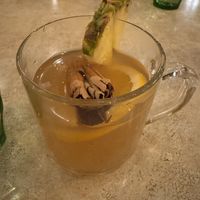 Hot spiced apple ciderr  at Mirisata in Portland