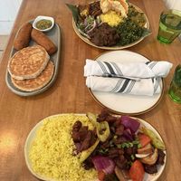 Pulled “Pork” Plate with rice (my friend’s dish and she loved it)  at Mirisata in Portland