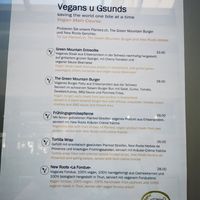 Menu june 2022 at Aarmühle in Interlaken