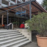 outside at Aarmühle in Interlaken