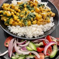 Butternut squash curry - perfection!  at Jules' Bistro in St Cloud