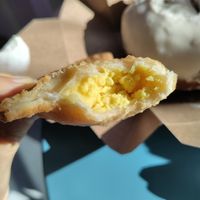 Vegan egg and cheese! at Guevara's in Brooklyn