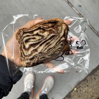 Vegan chocolate babka slice 🔥  at Guevara's in Brooklyn