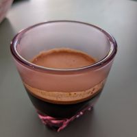 Espresso at Guevara's in Brooklyn