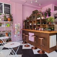 Cute interior at Guevara's in Brooklyn