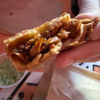 Picadillo empanada   at Guevara's in Brooklyn