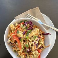 Thai rice salad  at OWL Wholefoods in Canungra