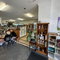 Grocery shop inside the cafe  at OWL Wholefoods in Canungra