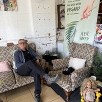 Comfortable chairs  at OWL Wholefoods in Canungra