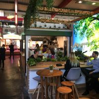 Seating area at All Vegan in Hannover