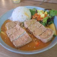 Curry bowl at All Vegan in Hannover