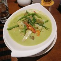 Mixed vegetables green curry at Sala Thai in Paphos