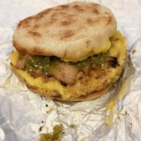 K.I.S.K.I.S. Sandwich (special ) at Sojo's Donuts in Mesa