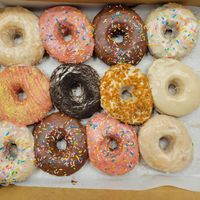 The box of donuts at Sojo's Donuts in Mesa