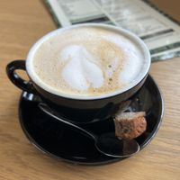 Latte with almond milk  at Coffeelab - Central Station in Eindhoven