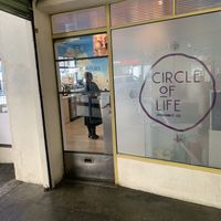 From the Bank Arcade walk  at Circle of Life Doughnut Co in Hobart