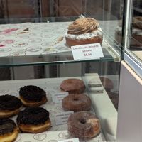 Vegan section at Circle of Life Doughnut Co in Hobart