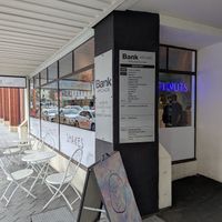 Outside at Circle of Life Doughnut Co in Hobart
