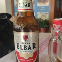 Elbar beer at Taverna Tradicionale in Gjirokaster