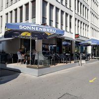 Outdoor seating at Vibes in Buchs