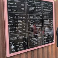 Vegan flavours on the bottom (Aug 2025) at Dairy Bar in Halifax