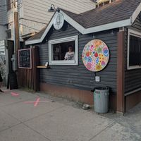 Outside is cute, a walk up counter at Dairy Bar in Halifax