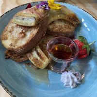 Vegan French toast - blew my mind! at The Offering in Greytown