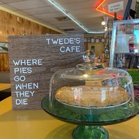 Now offering selection of vegan pies. at Twede's Cafe in North Bend