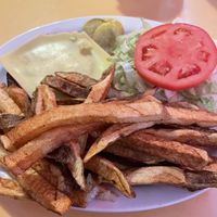 Beyond cheeseburger   at Twede's Cafe in North Bend