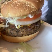 Black bean burger   at Twede's Cafe in North Bend