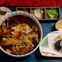 Vegan Tsuyu-Yakisoba at Restaurant Miyuki in Kuroishi