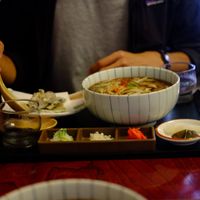 Vegan Tsuyu-Yakisoba at Restaurant Miyuki in Kuroishi