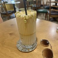 Pistacchio iced latte  at TÈCO in Palermo