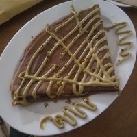 Cocoa crepes with pistachio cream at TÈCO in Palermo