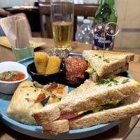 Mozzarella sticks in the vegan brunch?  at TÈCO in Palermo