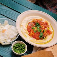 hummshuka bowl- vegetarian at Levantini in Maastricht