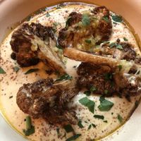 Cauliflower humus  at Levantini in Maastricht