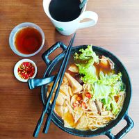 Single meal set, with Jelly dessert @ $7.9. Kopi O @$1.1 at Leaf Corner 慈素 - Tai Seng in Central Singapore