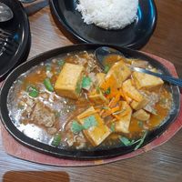 Hotplate tofu at Leaf Corner 慈素 - Tai Seng in Central Singapore