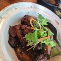 Meicai 
eggplant at Leaf Corner 慈素 - Tai Seng in Central Singapore