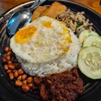 Nasi lemak at Leaf Corner 慈素 - Tai Seng in Central Singapore