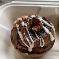 Vegan Cinnamon Bun  at Lucy's in Ardfern