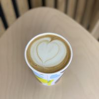 Oat milk latte  at Split Coffee Roasters in Split