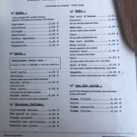 Menu at Michel MaBelle in Bordeaux