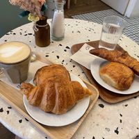 Pains au chocolat and croissants  at Michel MaBelle in Bordeaux