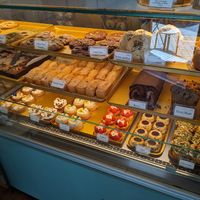 Selection of pastries and cookies at Michel MaBelle in Bordeaux