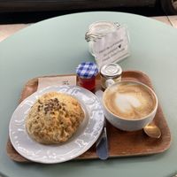 Scone for breakfast  at Michel MaBelle in Bordeaux