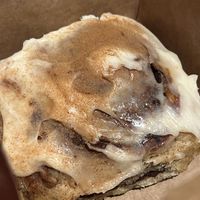 Vegan Cinnamon Bun  at Brooklyn Organic Kitchen in Mahopac